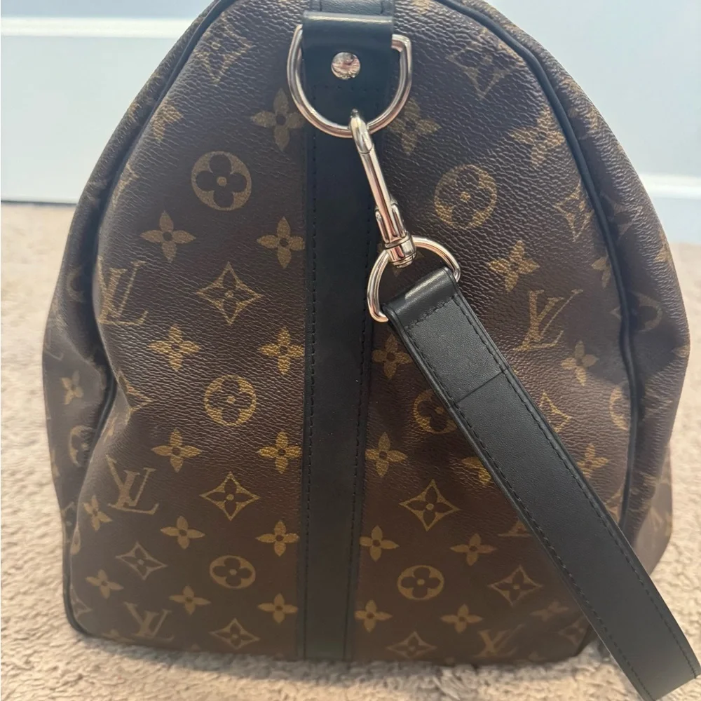 Louis Vuitton Monogram Keepall Bandoulière 55 Duffel Bag - Picture 6 of 10